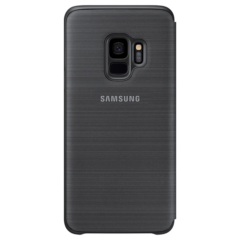 Светодиодный кожаный флип-чехол кожаный чехол светодиодный чехол Etui для samsung Galaxy S9 G9600 S9+ S9 Plus S9Plus G9650