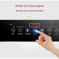 Бытовая встраиваемая электрическая керамическая индукционная плита с двойной варочной панелью, встроенная настольная индукционная плита двойного назначения, 4400 Вт — изображение 4