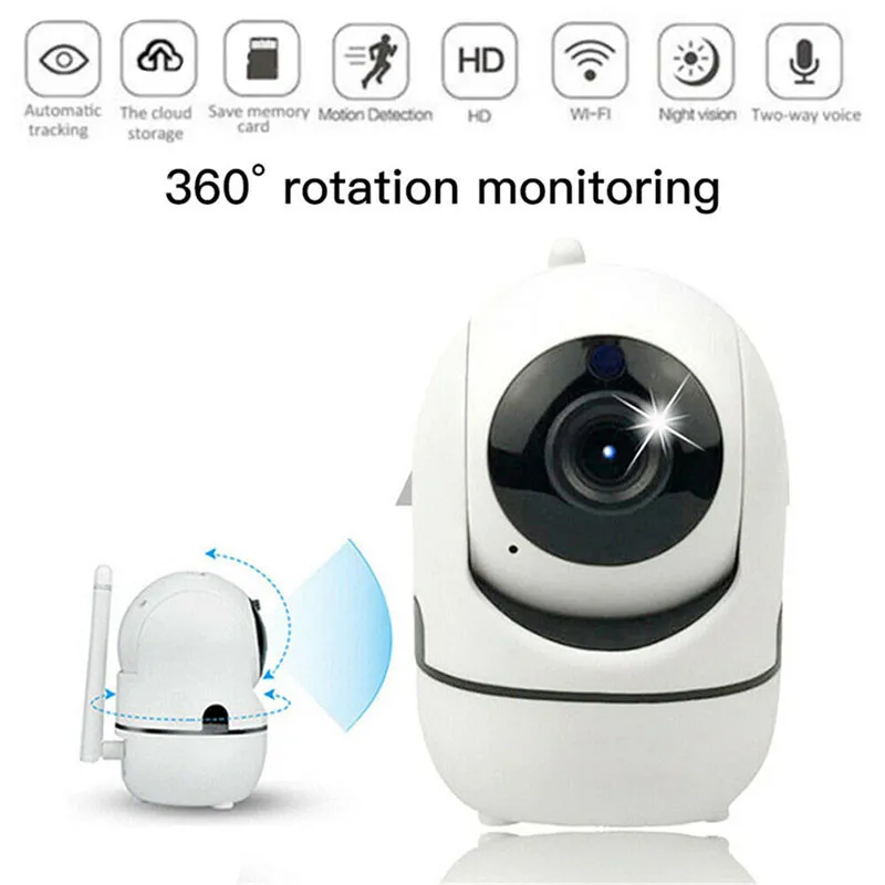 

FISTAK 1080P HD Wireless IP Camera Infrared Night Vision Wireless Auto Tracking CCTV Camera Home Security Surveillance Camera