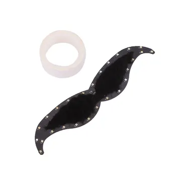 

LED Glowing Beard Mustache 8 Modes Festival Fancy Dress Ball Party Toys