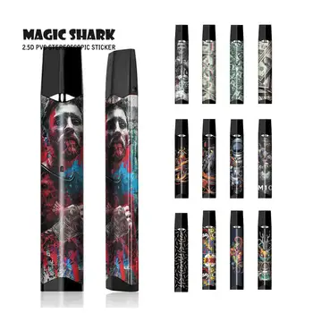 

Magic Shark Messi M10 CR7 Ronaldo Money Boom PVC Stereo Full Wrap Film Cover Case Sticker for Smok Infinix 2