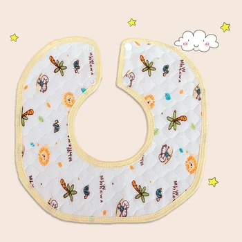 

Cotton Burp Cloth Baby Waterproof Cloth Bib Newborn Baby Boy Infant Girl Toddler Baby Waterproof Bib Round Bib