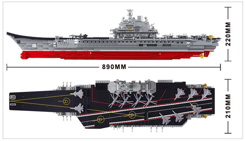 Sluban 0388 темно-синяя подводная лодка военный корабль самолет Aircrafted Перевозчик военный корабль боевой крейсер Модель фрегата строительные блоки игрушка