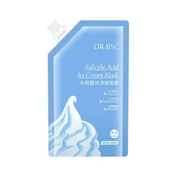 

New Salicylic Acid Ultra Cleansing Mask Ice Cream Mask Moisturizing Smear Clean Pore Mud Mask for Fashion Girls