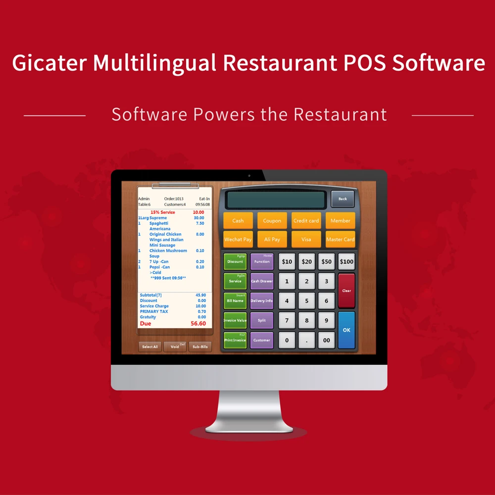 Restaurant Software Support Multiple Languages Free Trial Version