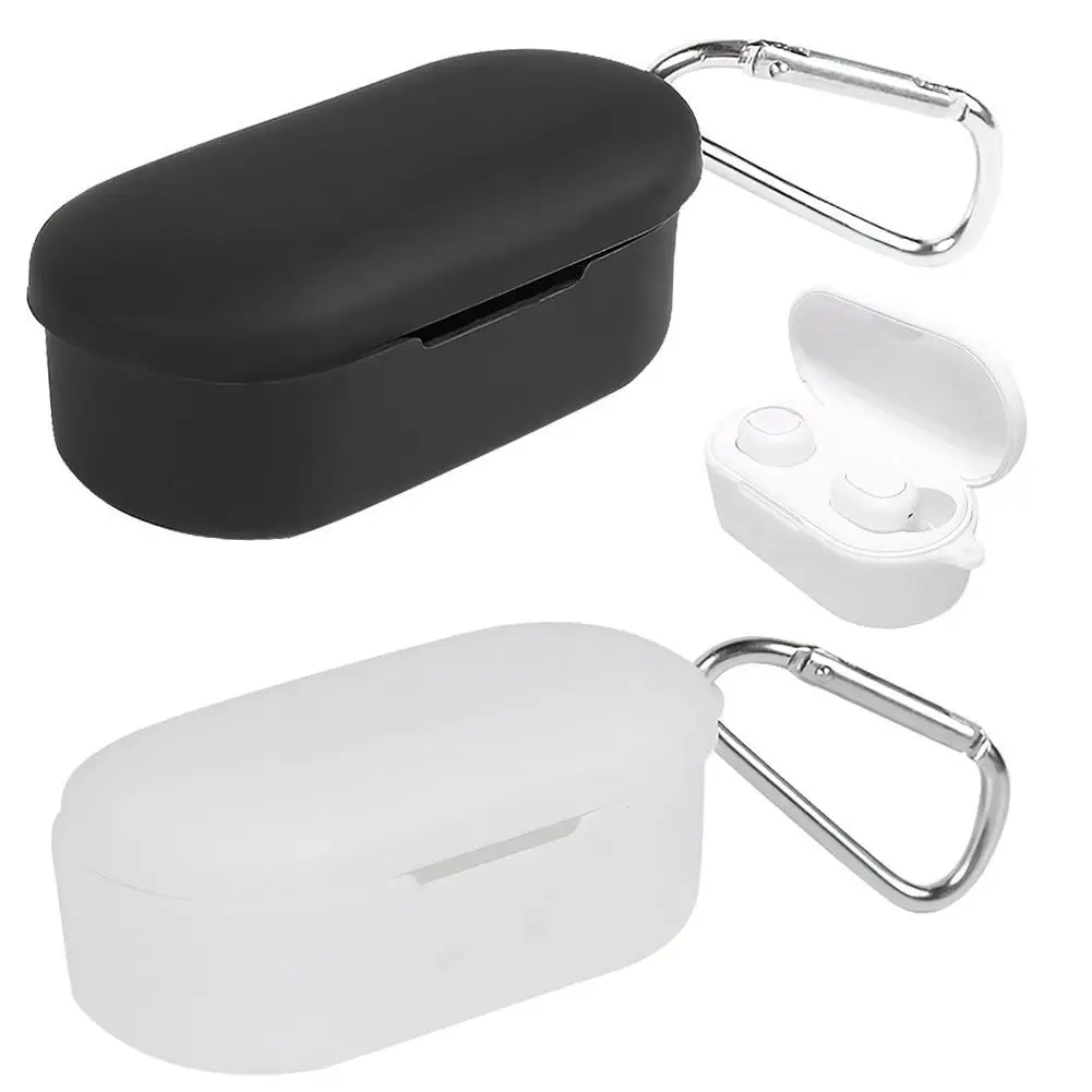 

Silicone Case Dust-Proof Bluetooth Earphones Pouch Protective Box for QCY T2C Cover Силиконовый защитный чехол для наушников
