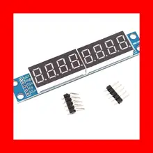 MAX7219 LED Dot matrix 8-bit digital rohr display control modul 3,3 V 5V mikrocontroller serielle fahrer 7-segment