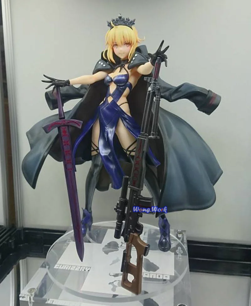 Wong работа Неокрашенная Смола Arutoria Pendoragon Alter Saber в разобранном гараже наборы GK модель комплект фигурка