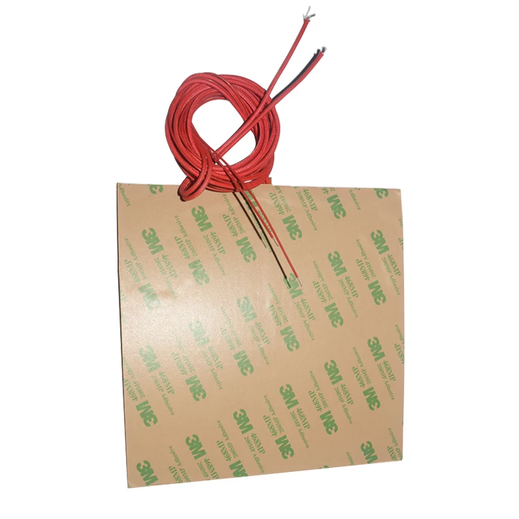 Najtaniej Silikonowa podkładka grzewcza grzałka 300mm x 300mm do łóżka grzewczego drukarki 3d