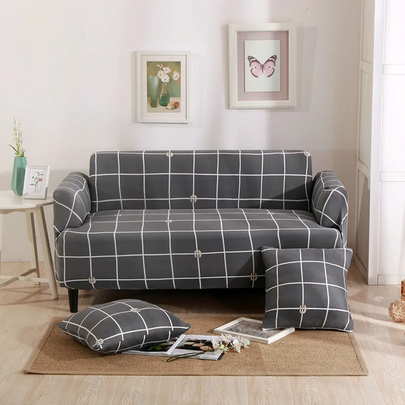 

Modern Simple Printed lastic Slipcovers For Living Room Cheap Tight Wrap Antislip Universal Sofa Cover All-Inclusive Couch Cover
