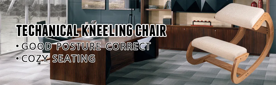 study chair Ergonomic Kneeling Chair Heavy Duty Better Posture Kneeling Stool Office Chair Home for Body Shaping Relieveing Stress Meditatio reception desk