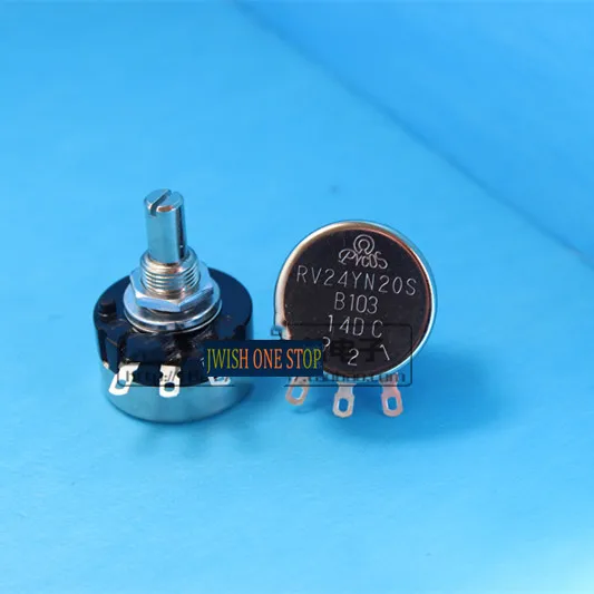 

RV24YN20S B103 10K 10KO, высококачественный потенциометр с одной катушкой из углеродной пленки, контроль частоты