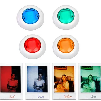 

4pcs /6 pcs Colorful Camcorder Close-up Colored Lens Filter for Polaroid Fujifilm Instax Mini 9 8 8 7S KT Instant Film Cameras
