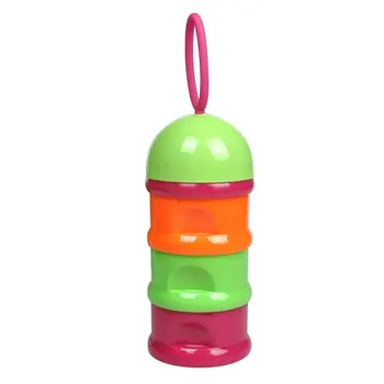 

Lovely Baby Feeding Portable Newborn Boxes Powder Infant Container Snacks Formula Three Kids Milk Supplies Candy Grid