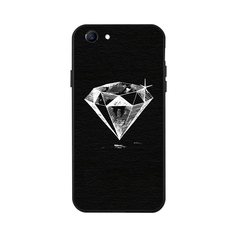 Fashion Black Silicone Case For OPPO Realme 1 Cases Soft TPU Phone Cover For Oppo A79 A71 A59 F3 F11 Coque Bumper Fundass