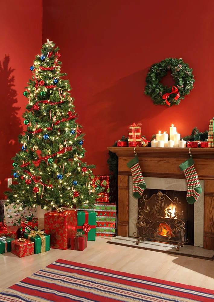 

christmas background backdrops Christmas Digital Backdrop Holiday Digital Background Santa's House photo backdrop