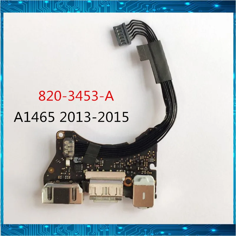 Оригинальная аудиоплата 820-3453-A для MacBook Air 11 дюймов A1465 I/O USB разъем питания