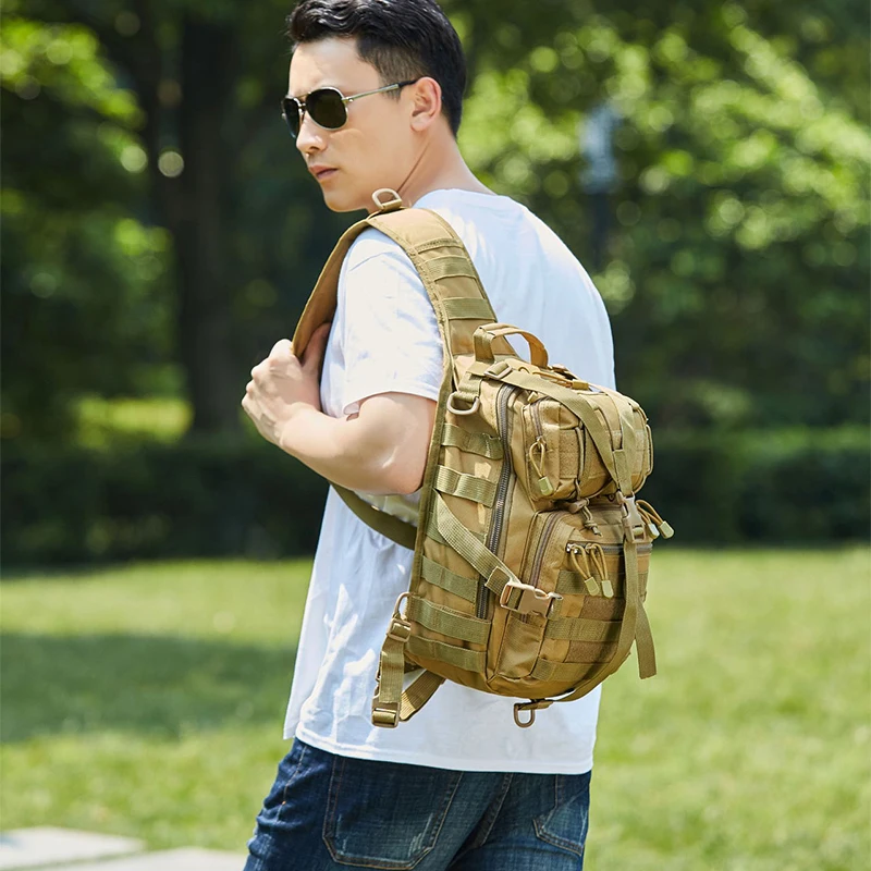  20L Tactical Assault Pack Military Sling Backpack Army Molle Waterproof EDC Rucksack Bag for Outdoo - 4000039902727