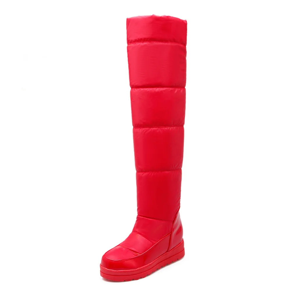 

Manufacturers Wholesale New Style Winter Large Size Snow Boots round-Toe Warm Shoes Chengdu Foreign Trade Knee-High Boots Direct