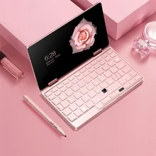 Один нетбук One Mix 2S розовый блокнот с кошкой 7 ''Windows 10,1 Intel Core M3-8100Y 8 Гб 256 Гб PCIE SSD двойной WiFi type-C HDMI ноутбук