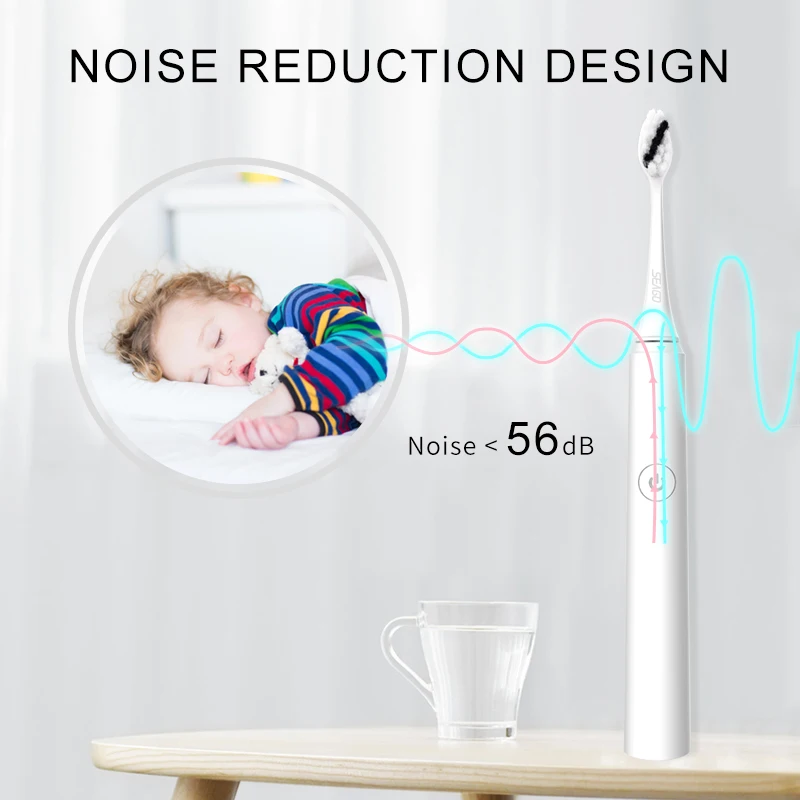 SEAGO Sonic Electric Toothbrush USB Rechargeable Upgraded Ultrasonic Automatic Tooth Brush Adult Waterproof Whitening Best Gift SEAGO Sonic Electric Toothbrush USB Rechargeable Upgraded Ultrasonic Automatic Tooth Brush Adult Waterproof Whitening Best Gift