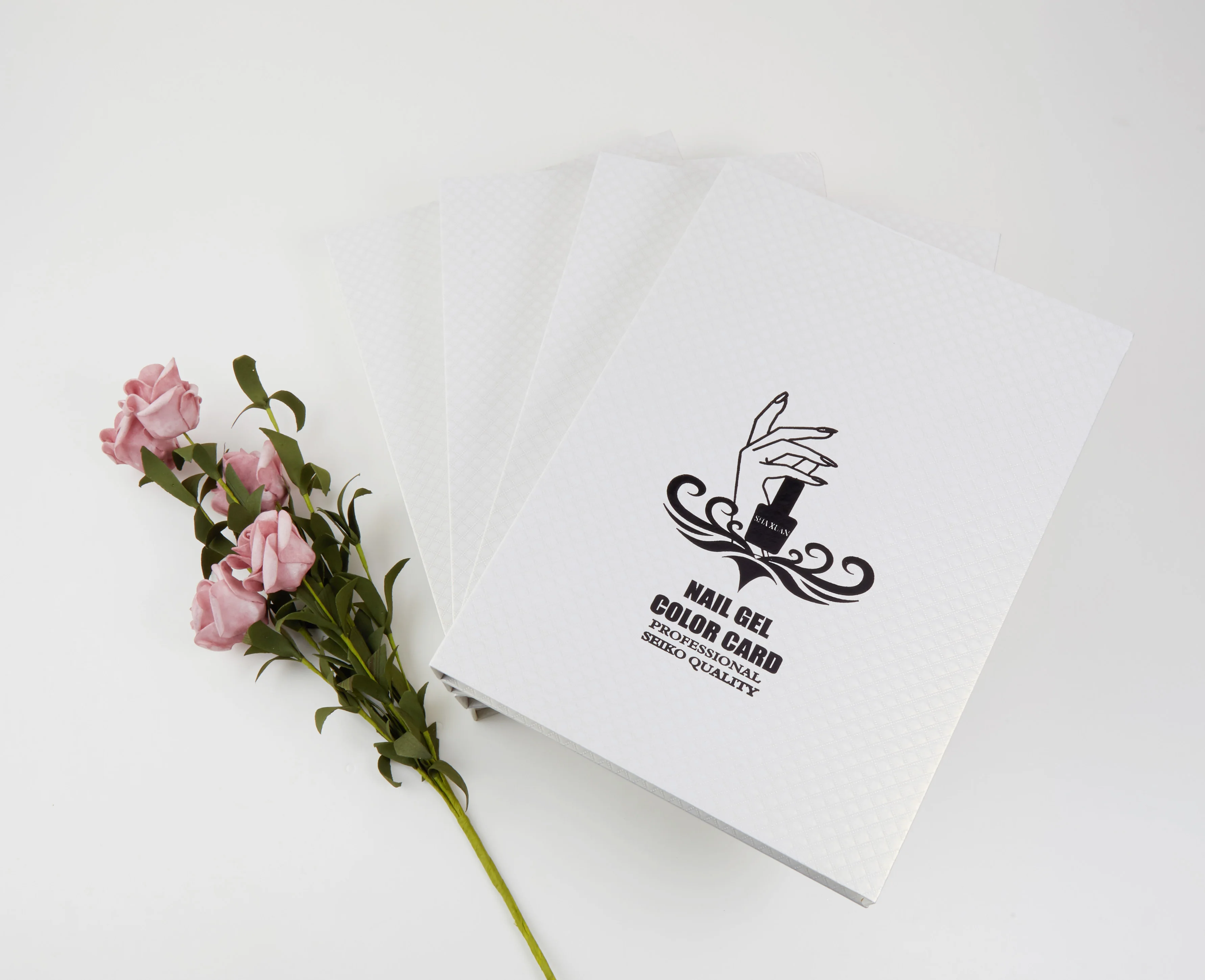 

216 Tips Nail Gel Polish Color Card show board set with embedded nail polish gel plate A sample book high-end nail shop display