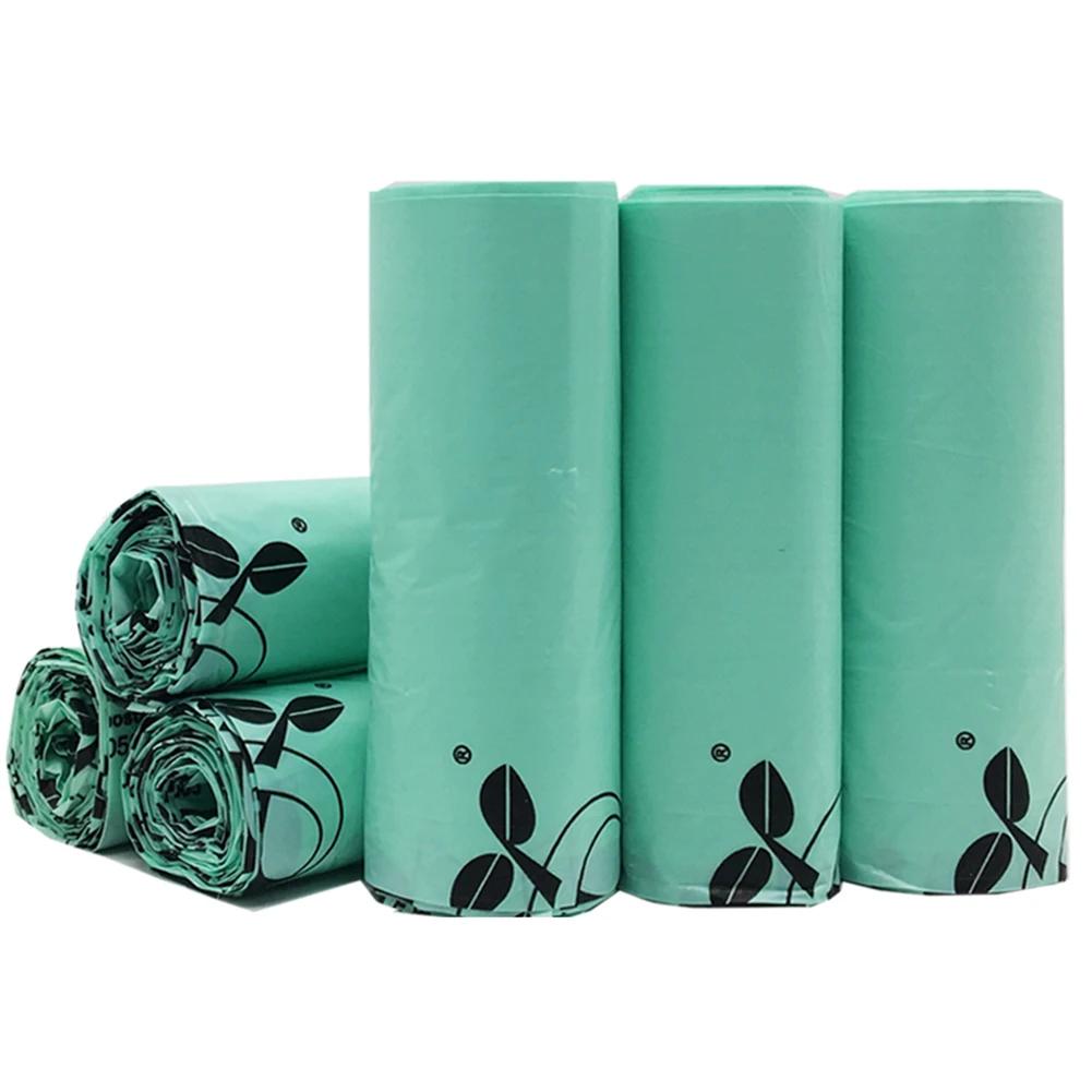 

20 Pcs 10L Kitchen Biodegradable Trash Bags Recycling Rubbish Bin Liner Plastic Garbage Waste Trash Storage Container Bags