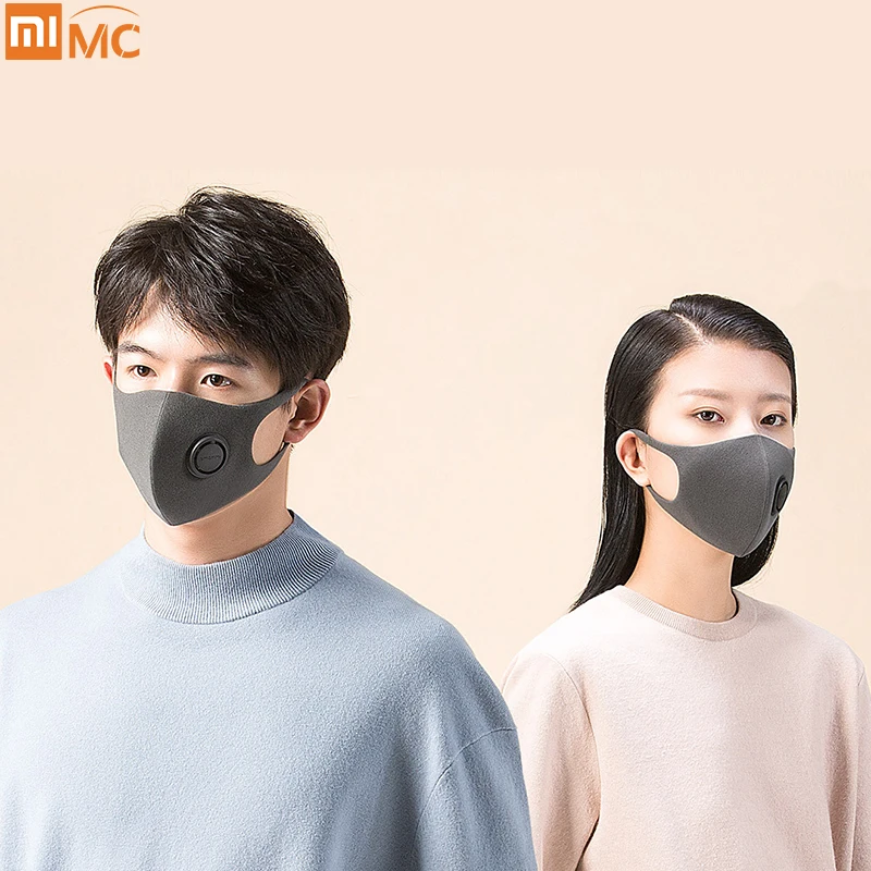 

3PCS Xiaomi Smartmi PM2.5 Haze Mask Purely Anti-haze Face Mask Adjustable Ear Hanging 3D Design Comfortable Light Breathing Mask
