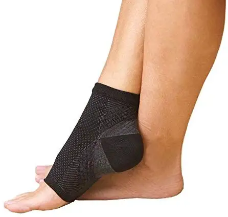 1 пара носков с подошвенным фасциитом компрессионный носок для голеностопного сустава улучшает циркуляцию крови, поддержка пяток, облегчение боли в лодыжке
