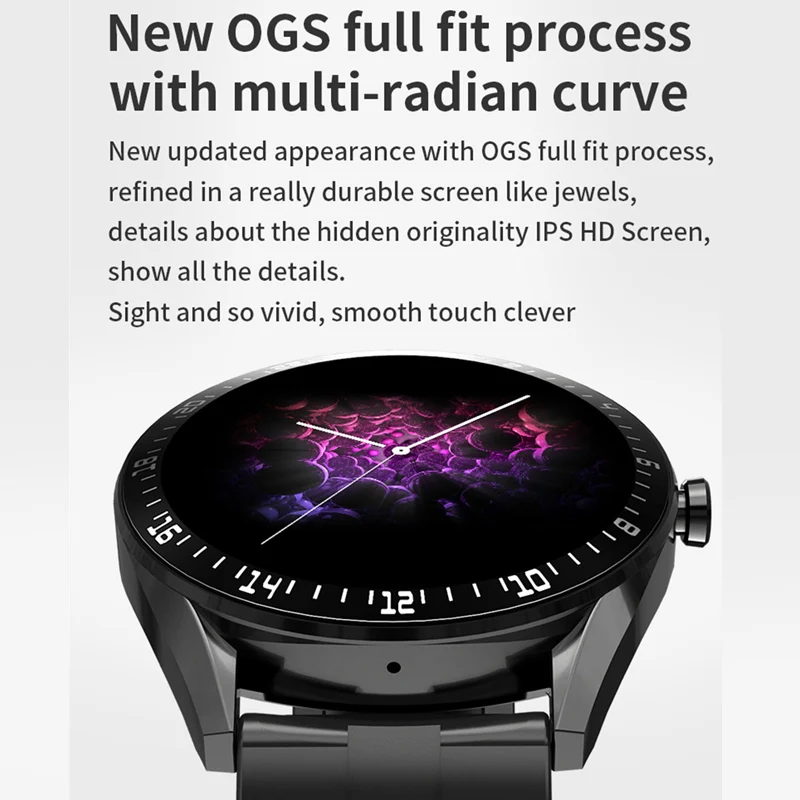 K60 Smart Watch Men Women Full Touch Round Screen Smartwatch Heart Rate  Fitness Tracker Music Control Custom Dials Sport Watches - Smart Watches -  AliExpress