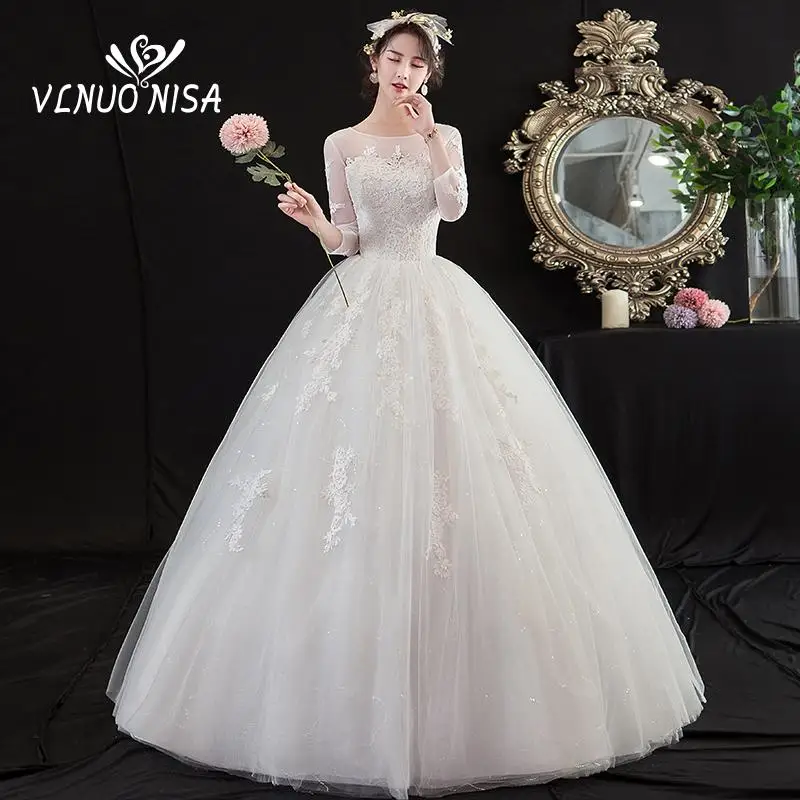 Новый летний светильник торжественное платье 2021 Vestidos De Novia Новое Белое невесты с