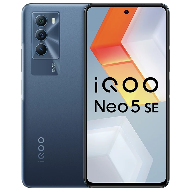 Original Vivo Iqoo Neo 5 SE 5G Mobile Phone Snapdragon 870 Android 11.0 6.67" 144HZ 50.0MP 55W Super Charger Fingerprint Face ID 8gb ddr4