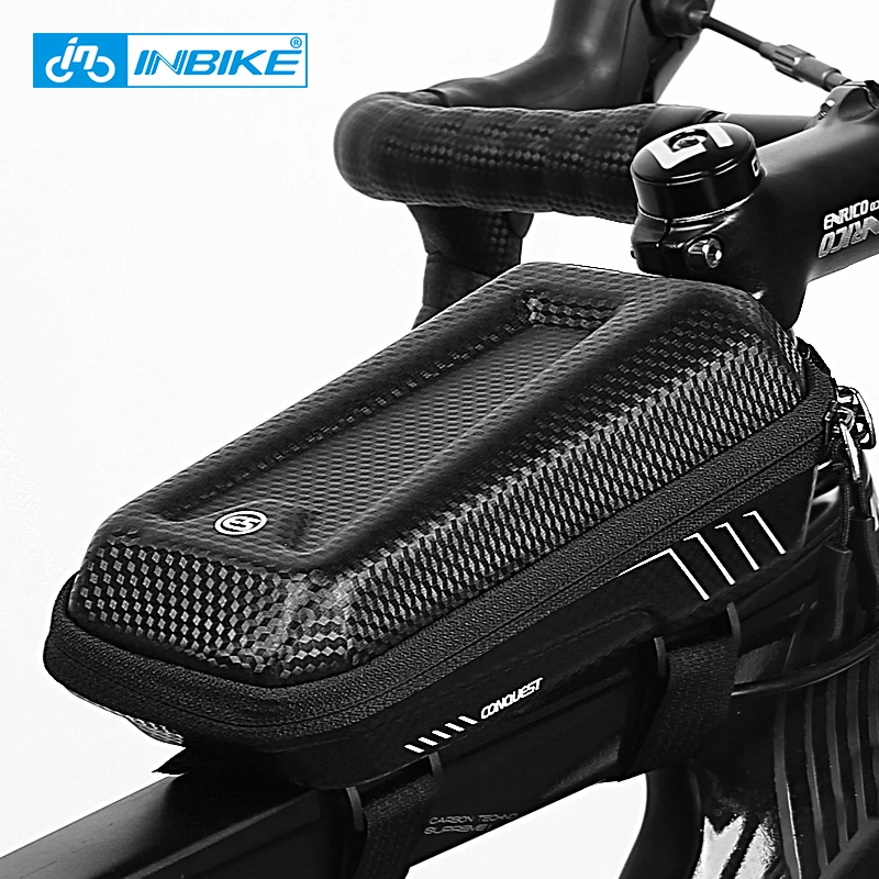 

INBIKE Top Tube Bike Bag Bicycle Panniers Frame Front Waterproof Bag Cycling MTB Road Storage Shockproof Bicycle Accessories