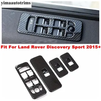 

Inner Door Armrest Window Lift Button Control Panel Cover Trim For Land Rover Discovery Sport 2015 - 2020 Carbon Fiber Accessory