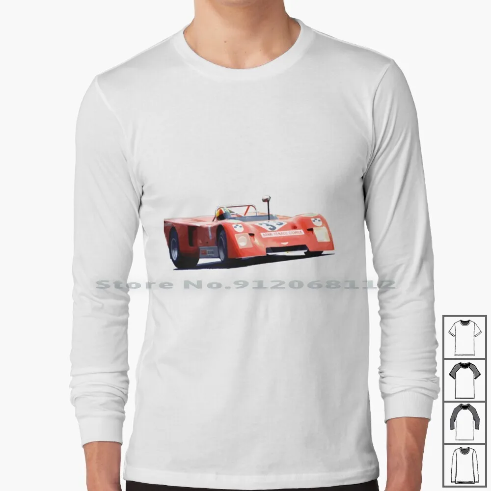 Luigi 2000 Maglietta A Maniche Lunghe Racing Racecar Race Car Vintage Racing