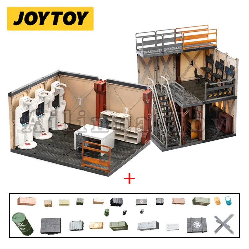 Joytoy 1/18 Diorama Mecha Depot Area Di Monitoraggio Area Medica (Accessori Gratuiti Inclusi) Giocattolo Modello Anime Spedizione Gratuita