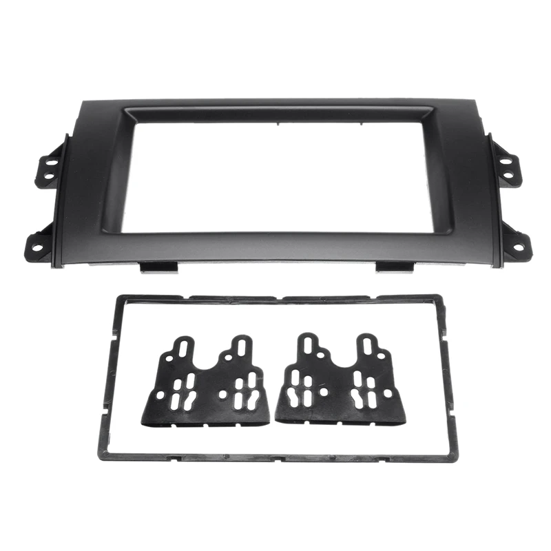 

2Din Car Stereo Radio Panel Audio Trim Frame for Suzuki SX4 2007-2013 for Fiat Sedici 2005+