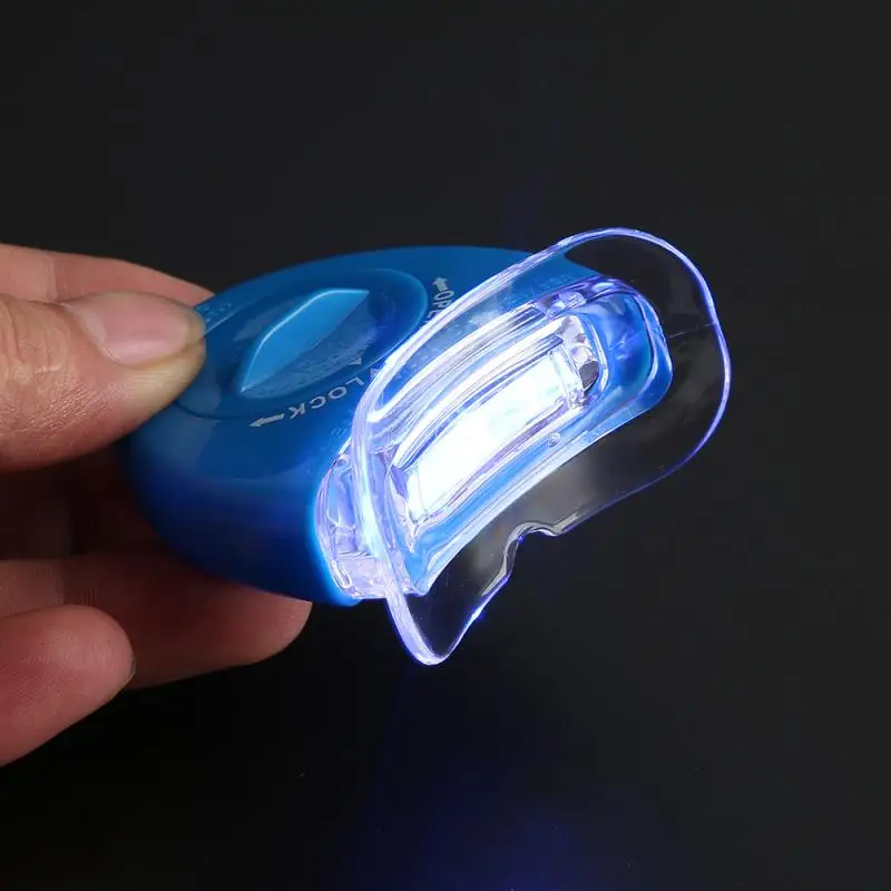 White Light Teeth Whitening Kit Bleaching System Bright White Smile Gel With LED Light Oral care