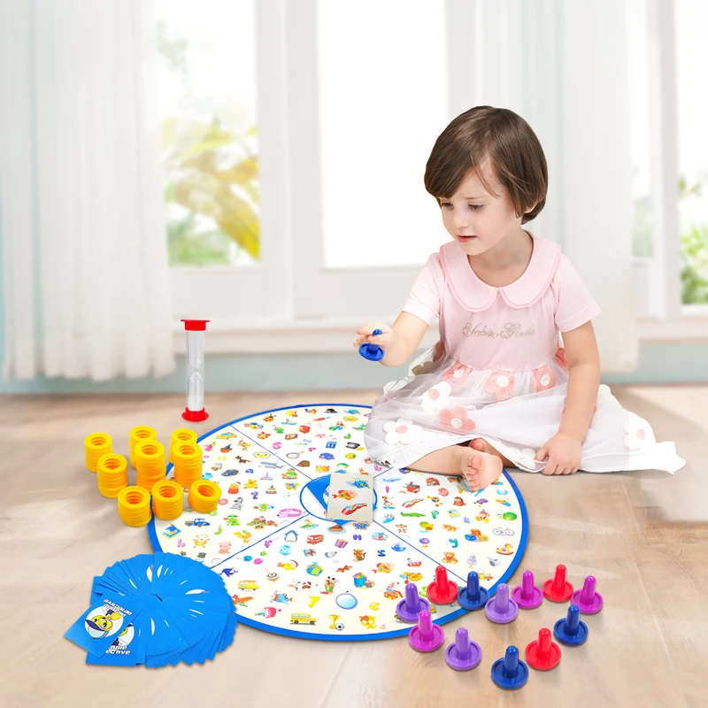 ttnight Baby Montessori Puzzle Education Game Kid Detectives Looking Chart Board Plastic Puzzle