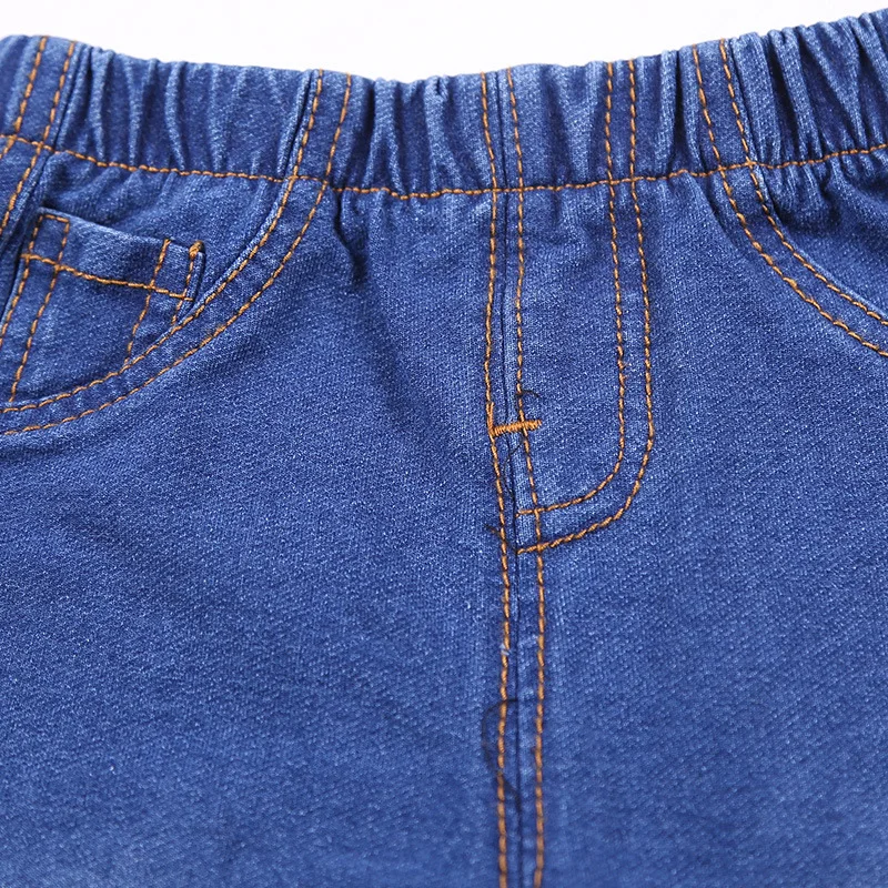 Весна-Осень; 4 цвета; джинсы для маленьких мальчиков и девочек; однотонные классические джинсы для детей 1-9 лет; брюки
