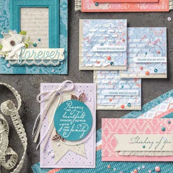 

JC189 Woven Heirlooms stamps Set DIY Scrapbooking Card Making Craft Embossing Stencils