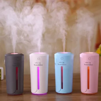 

Light Cup Humidifier USB Mini Desktop Office Home Silent Spray Car Night Light Air Purifier