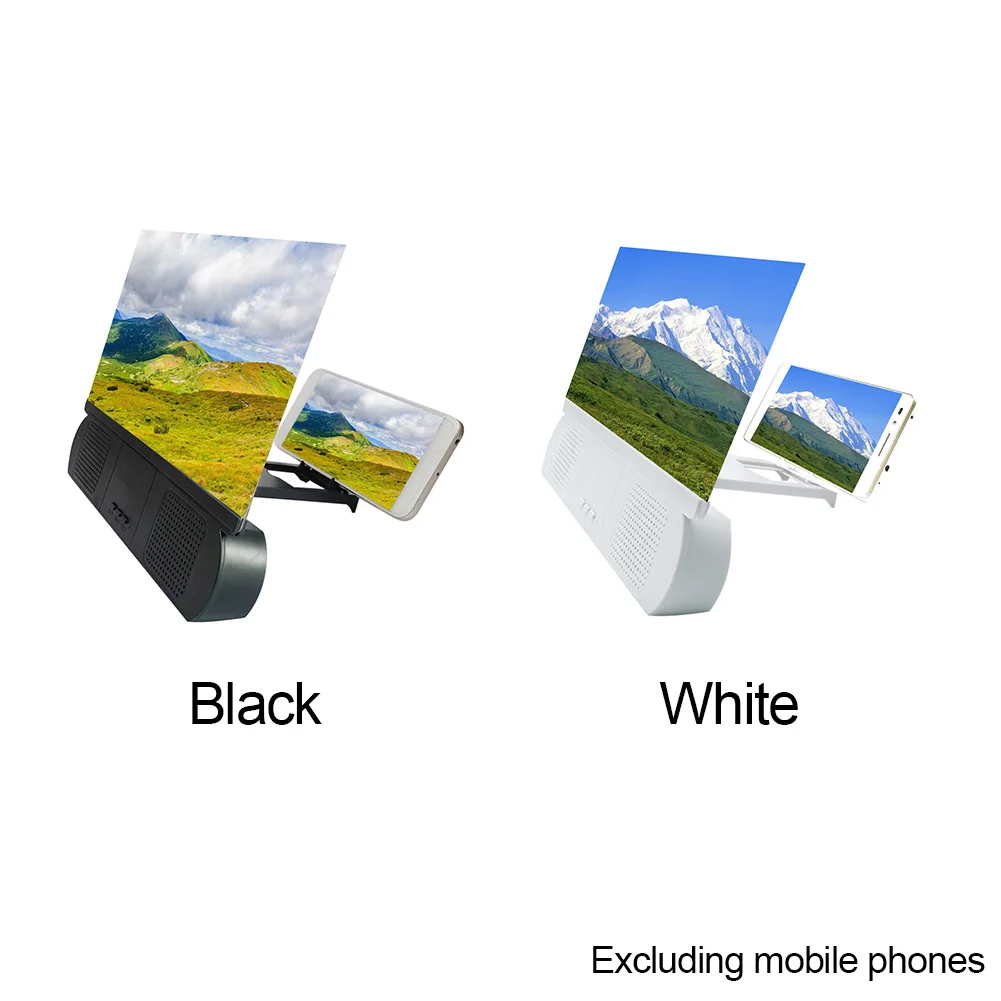 

Universal Enlarger 10inch Desktop Phone Screen Magnifier Portable HIFI Sound Video HD Projection Movie With Bluetooth Speaker