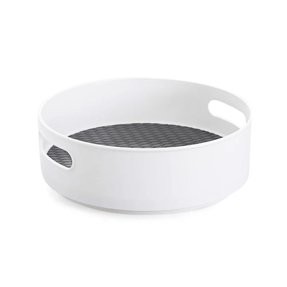 יפן יבוא מסתובב תיבול מטבח קופסא פלסטיק אחסון מדף שולחן עבודה איפור Rack טיפוח עור