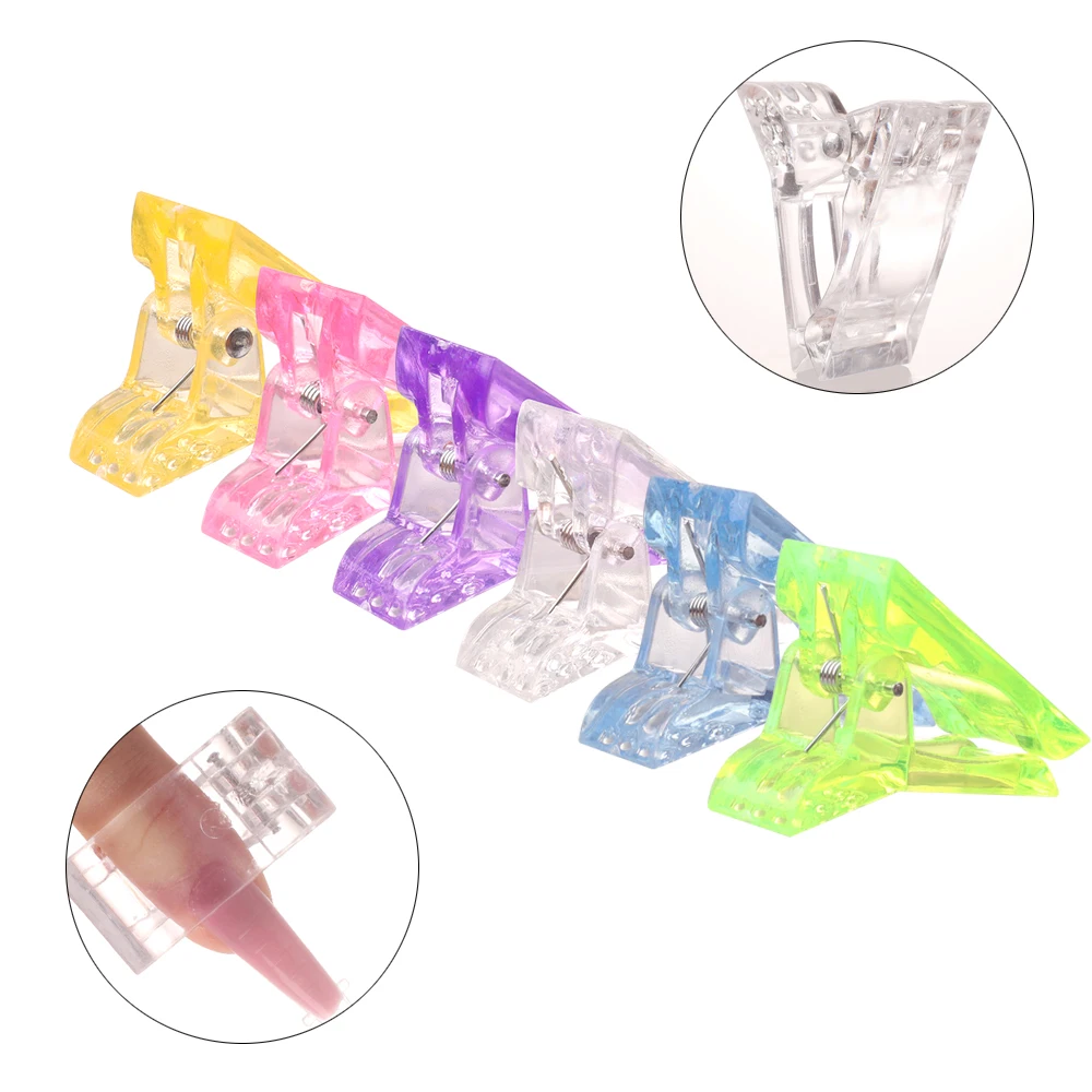 

Зажим для ногтей, пластиковый, 10 шт., зажим с расширением