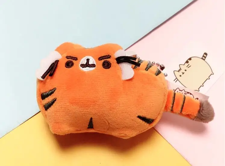 10 шт./лот японский бренд плюшевый Pusheen cat kawaii брелок подвесные игрушки для детей