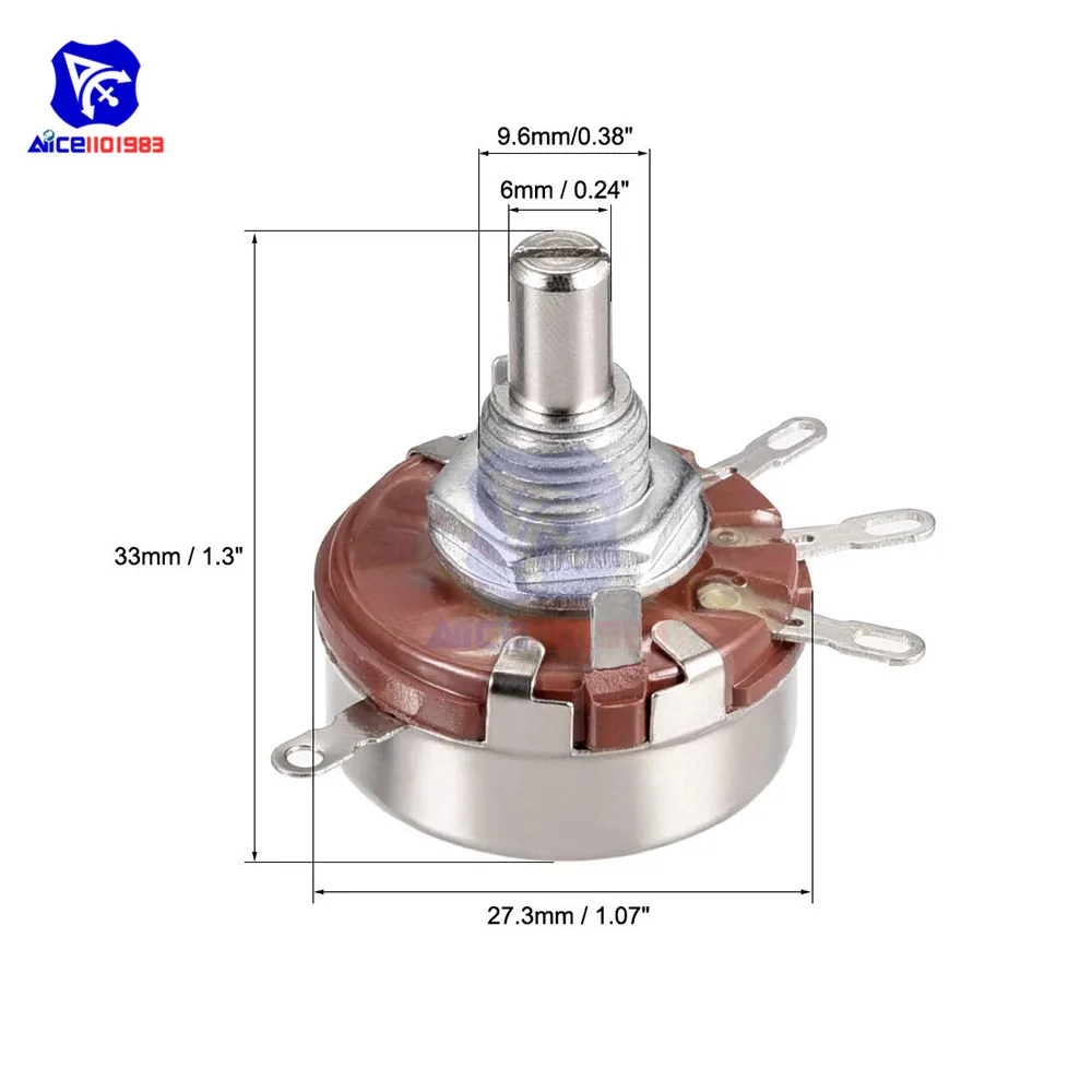 470R-470K Ohm 3Pin Linear Taper Rotary Potentiometer Variable Resistor for Arduino linear potentiometer,rotary potentiometer