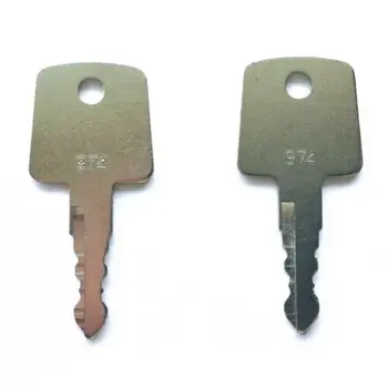 

2pc Sakai Roller Ignition Keys Heavy Equipment Asphalt Roller Key 974 Free Shipping