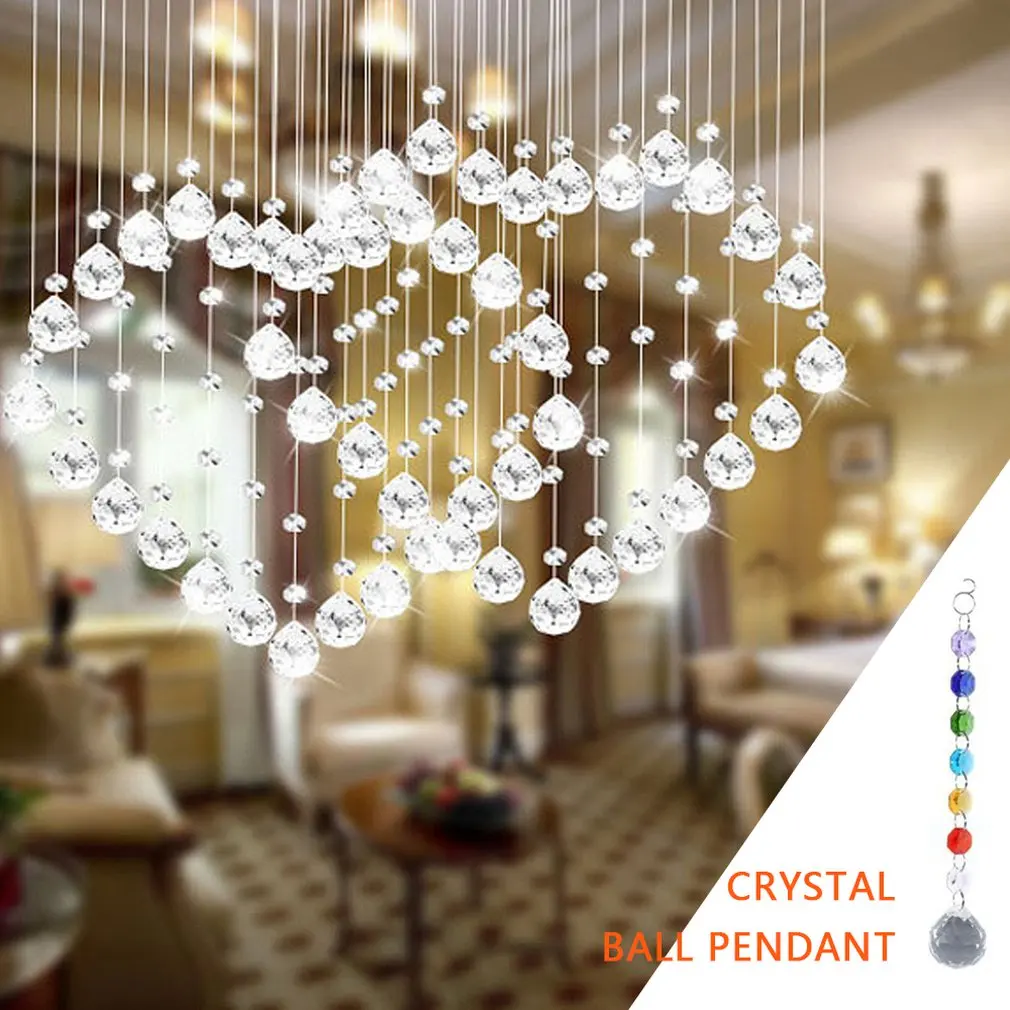 DIY Hanging Colorful Octagonal Beads Crystal Suncatcher Light String Pendant Drop Home Garden Decorative Ornament Jewelry DIY Hanging Colorful Octagonal Beads Crystal Suncatcher Light String Pendant Drop Home Garden Decorative Ornament Jewelry