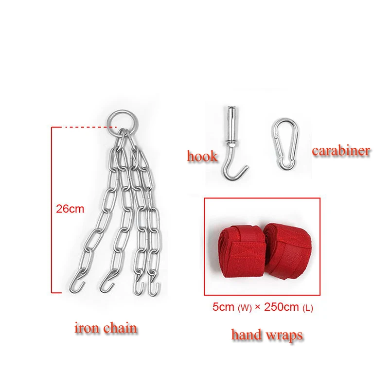 60cm-150cm  Punching bag Training Fitness MMA Boxing Bag Sport Kick Boxing Sandbag Muay Thai Boxer Training Set Empty
